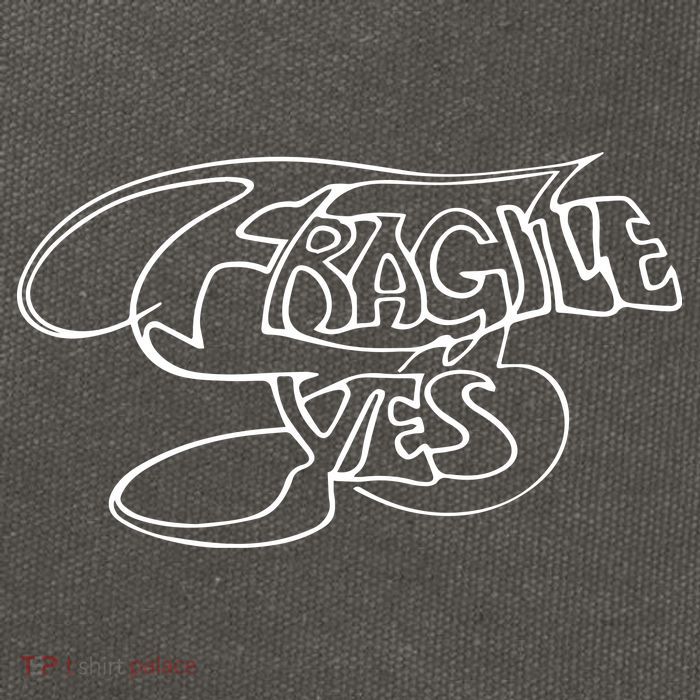 Yes Fragile Graffiti Cotton Canvas Backpack