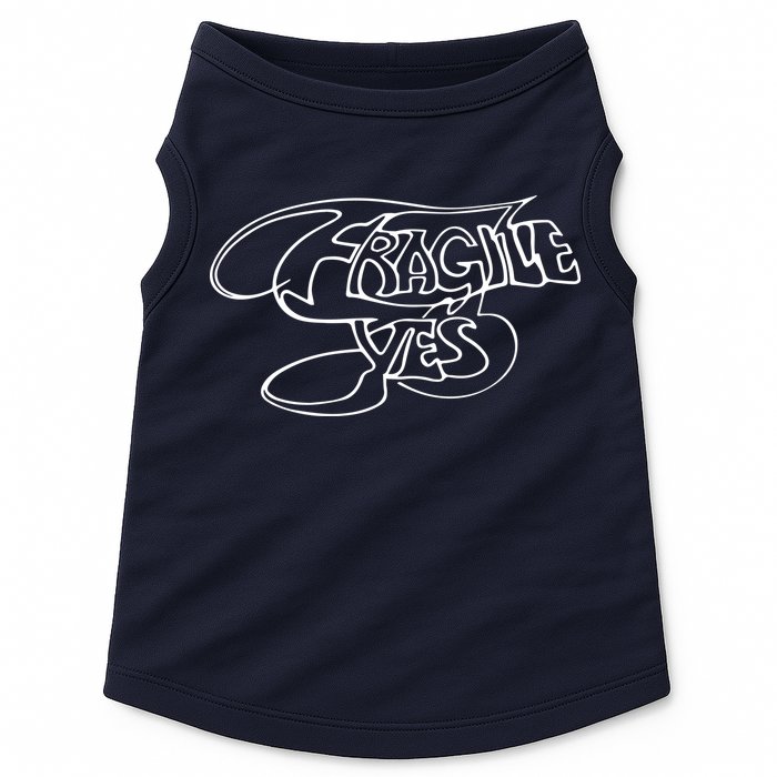 Yes Fragile Graffiti Doggie Tank