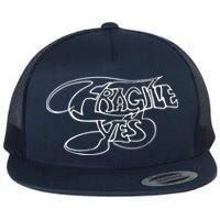 Yes Fragile Graffiti Flat Bill Trucker Hat
