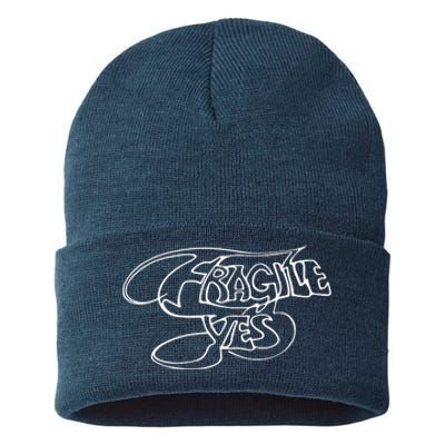 Yes Fragile Graffiti Sustainable Knit Beanie