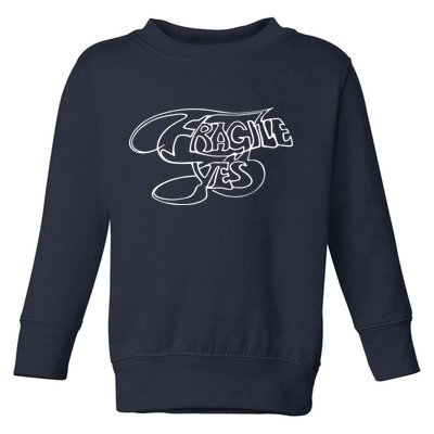 Yes Fragile Graffiti Toddler Sweatshirt