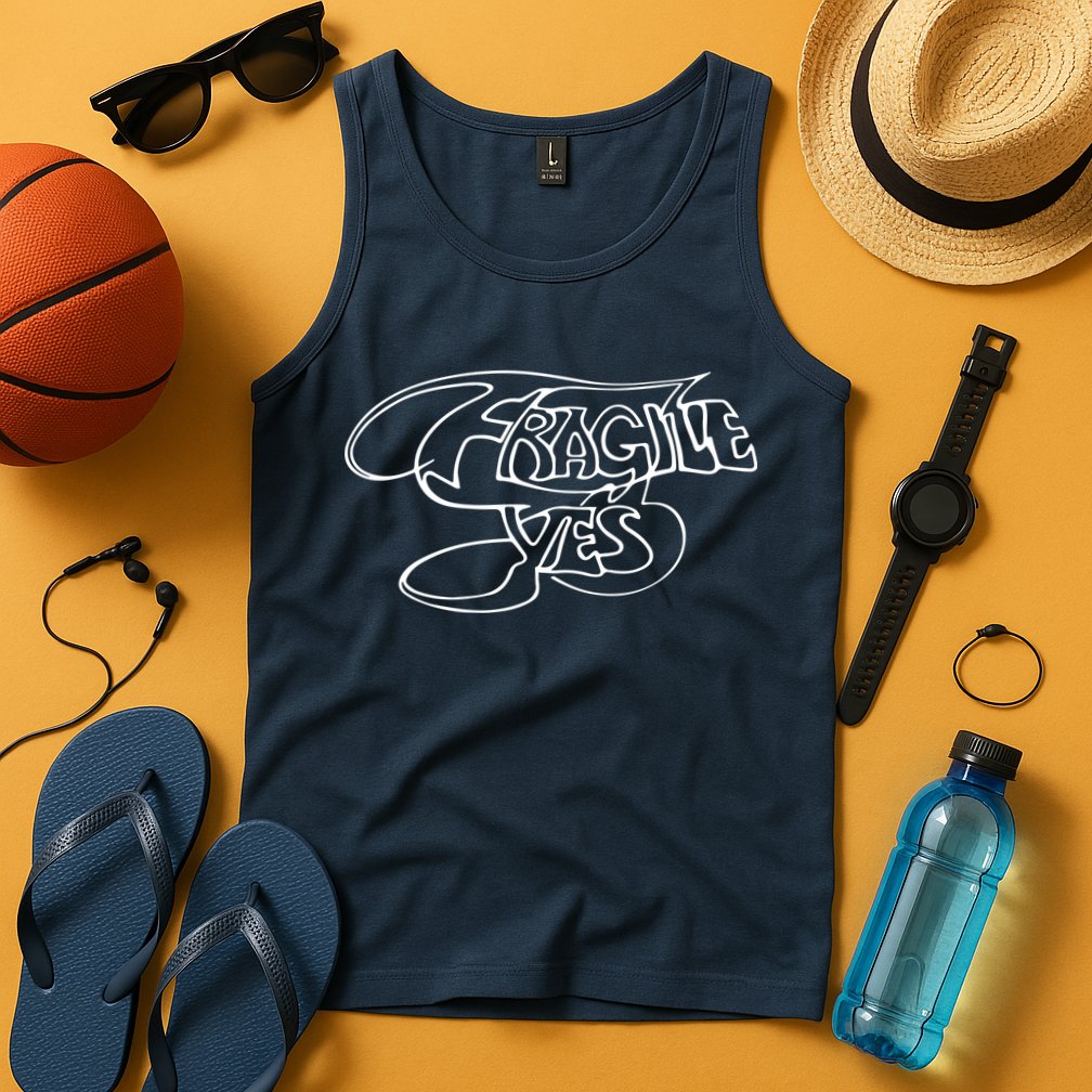 Yes Fragile Graffiti Tank Top