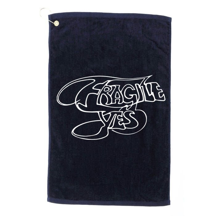 Yes Fragile Graffiti Golf Towel