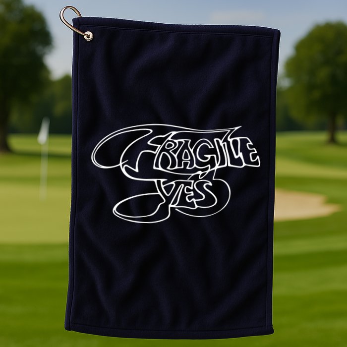 Yes Fragile Graffiti Golf Towel