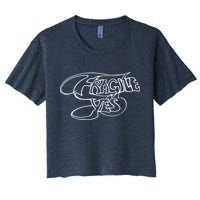 Yes Fragile Graffiti Crop Top