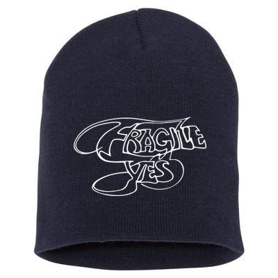 Yes Fragile Graffiti Short Acrylic Beanie
