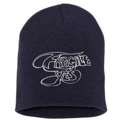 Yes Fragile Graffiti Short Acrylic Beanie