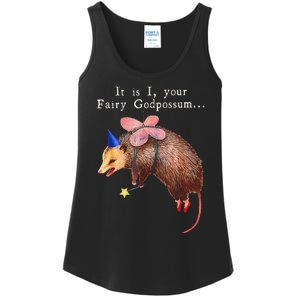 Your Fairy God Possum Funny Opossum Ladies Essential Tank