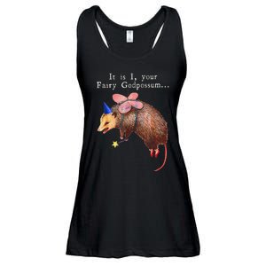 Your Fairy God Possum Funny Opossum Ladies Essential Flowy Tank