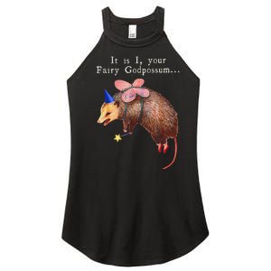 Your Fairy God Possum Funny Opossum Women's Perfect Tri Rocker Tank