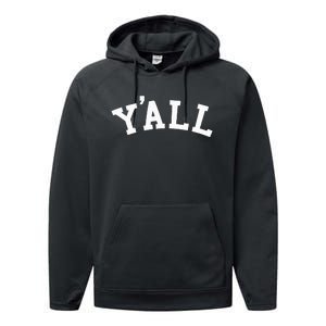 YaLl Funny Ivy League Reference Performance Fleece Hoodie