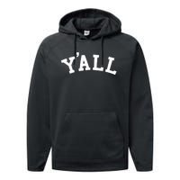 YaLl Funny Ivy League Reference Performance Fleece Hoodie