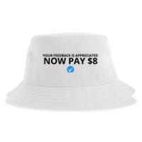 Your Feedback Is Appreciated Now Pay $8 Sustainable Bucket Hat