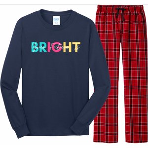 Your Future Is Bright Cute Back To School Long Sleeve Pajama Set