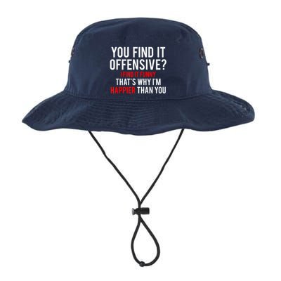 You Find It Offensive I Find It Funny That’S Why I’M Happier Bucket Hat