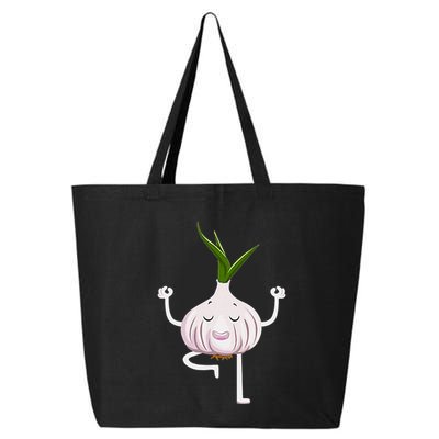 Yoga Fitness Instructor Garlic Lover Vegetable Farmer 25L Jumbo Tote