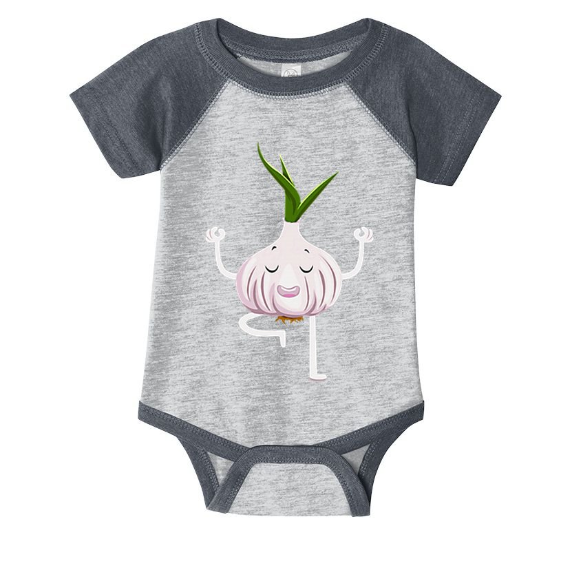 Yoga Fitness Instructor Garlic Lover Vegetable Farmer Infant Baby Jersey Bodysuit