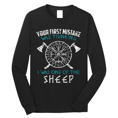 Your First Mistake Viking Norse Long Sleeve Shirt