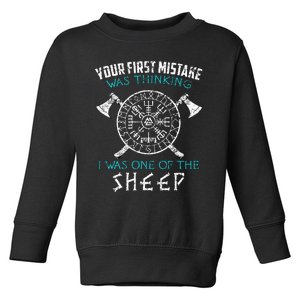 Your First Mistake Viking Norse Toddler Sweatshirt