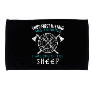 Your First Mistake Viking Norse Microfiber Hand Towel