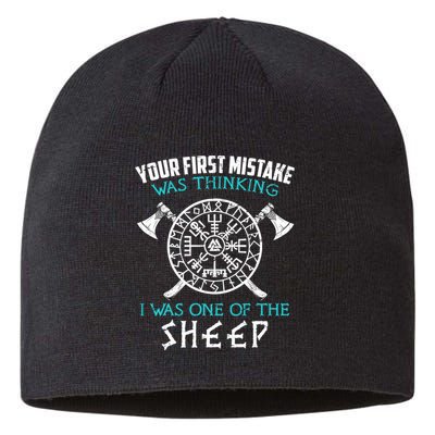 Your First Mistake Viking Norse Sustainable Beanie