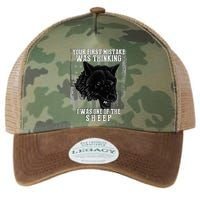 Your First Mistake Was Thinking I Was One Of The Sheep Legacy Tie Dye Trucker Hat