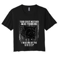 Your First Mistake Was Thinking I Was One Of The Sheep Crop Top