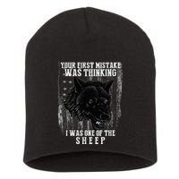 Your First Mistake Was Thinking I Was One Of The Sheep Short Acrylic Beanie