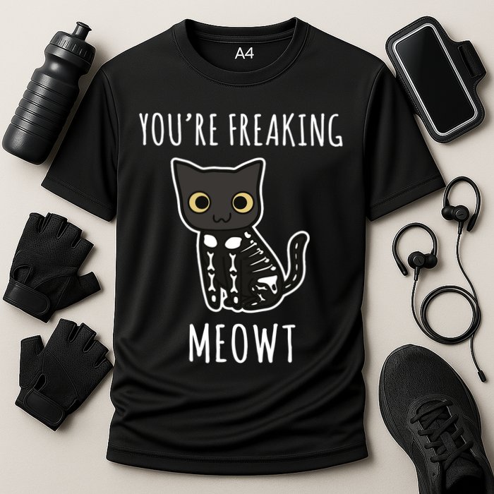 Youre Freaking Meowt Cat Cooling Performance Crew T-Shirt