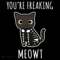 Youre Freaking Meowt Cat 16 in Basic Backpack