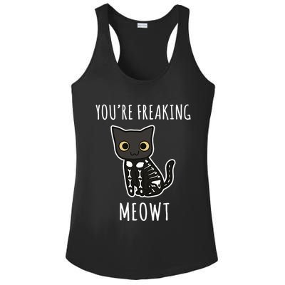 Youre Freaking Meowt Cat Ladies PosiCharge Competitor Racerback Tank