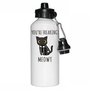 Youre Freaking Meowt Cat Aluminum Water Bottle