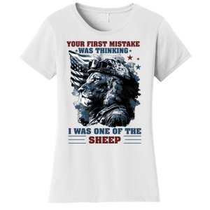 Your First Mistake Was Thinking I Was One Of The Sheep US Women's T-Shirt