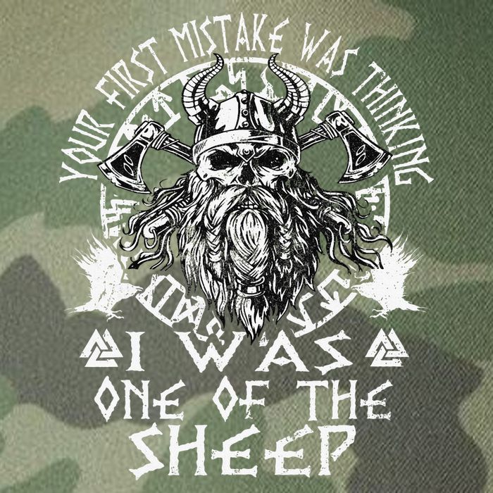 Your First Mistake Was Thinking I Was One Of The Sheep Legacy Tie Dye Trucker Hat