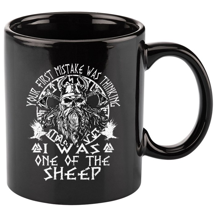 Your First Mistake Was Thinking I Was One Of The Sheep 11oz C Handle Ceramic Mug