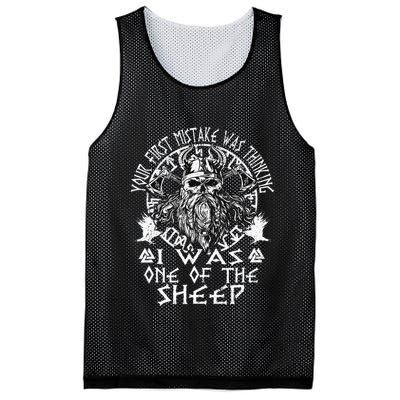 Your First Mistake Was Thinking I Was One Of The Sheep Mesh Reversible Basketball Jersey Tank