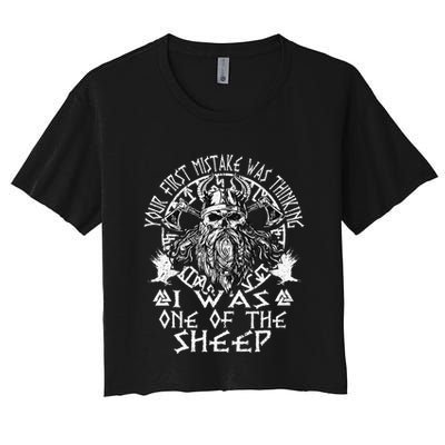 Your First Mistake Was Thinking I Was One Of The Sheep Crop Top