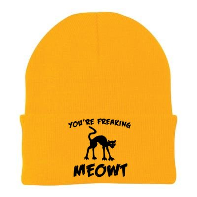 YouRe Freaking Meowt Knit Cap Winter Beanie