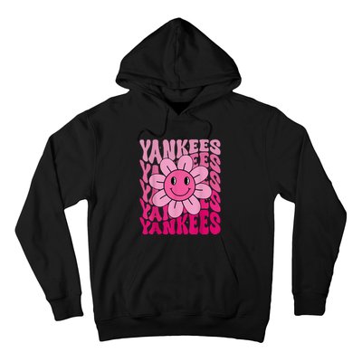 Y.A.N.K.E.E.S First Name I Love Y.A.N.K.E.E.S Girl Groovy 80s Vintage Hoodie