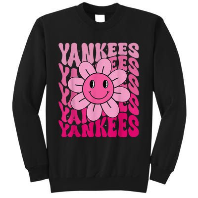 Y.A.N.K.E.E.S First Name I Love Y.A.N.K.E.E.S Girl Groovy 80s Vintage Sweatshirt