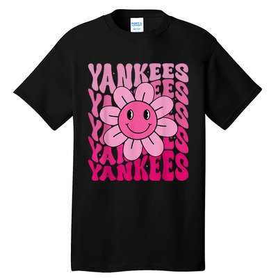 Y.A.N.K.E.E.S First Name I Love Y.A.N.K.E.E.S Girl Groovy 80s Vintage Tall T-Shirt