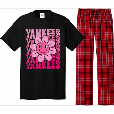 Y.A.N.K.E.E.S First Name I Love Y.A.N.K.E.E.S Girl Groovy 80s Vintage Pajama Set