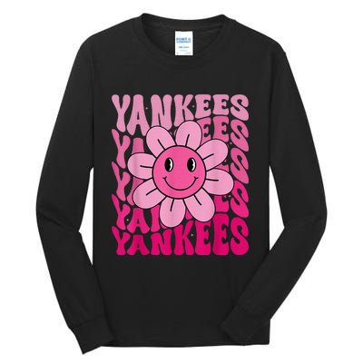 Y.A.N.K.E.E.S First Name I Love Y.A.N.K.E.E.S Girl Groovy 80s Vintage Tall Long Sleeve T-Shirt