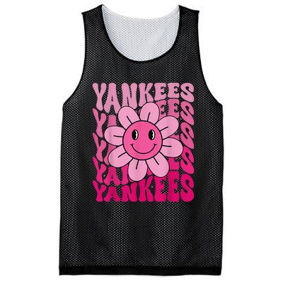 Y.A.N.K.E.E.S First Name I Love Y.A.N.K.E.E.S Girl Groovy 80s Vintage Mesh Reversible Basketball Jersey Tank