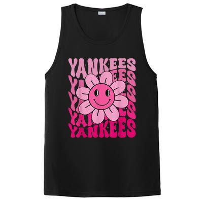 Y.A.N.K.E.E.S First Name I Love Y.A.N.K.E.E.S Girl Groovy 80s Vintage PosiCharge Competitor Tank