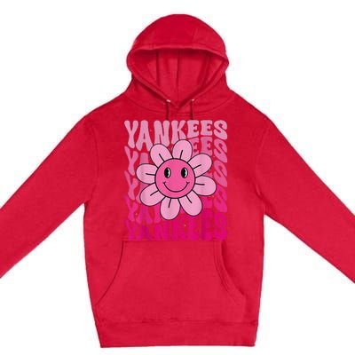 Y.A.N.K.E.E.S First Name I Love Y.A.N.K.E.E.S Girl Groovy 80s Vintage Premium Pullover Hoodie