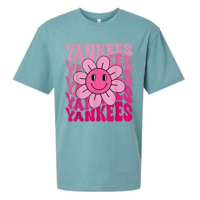 Y.A.N.K.E.E.S First Name I Love Y.A.N.K.E.E.S Girl Groovy 80s Vintage Sueded Cloud Jersey T-Shirt