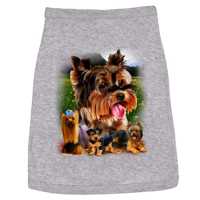 Yorkie Family Of Dogs Portrait Doggie Tank