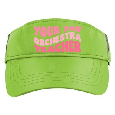 Your Fav Orchestra Teacher Retro Groovy Adult Drive Performance Visor