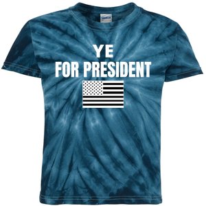 YE FOR PRESIDENT Kids Tie-Dye T-Shirt